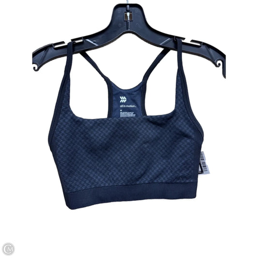 Athletic Bra By All In Motion In Black & Blue, Size: M