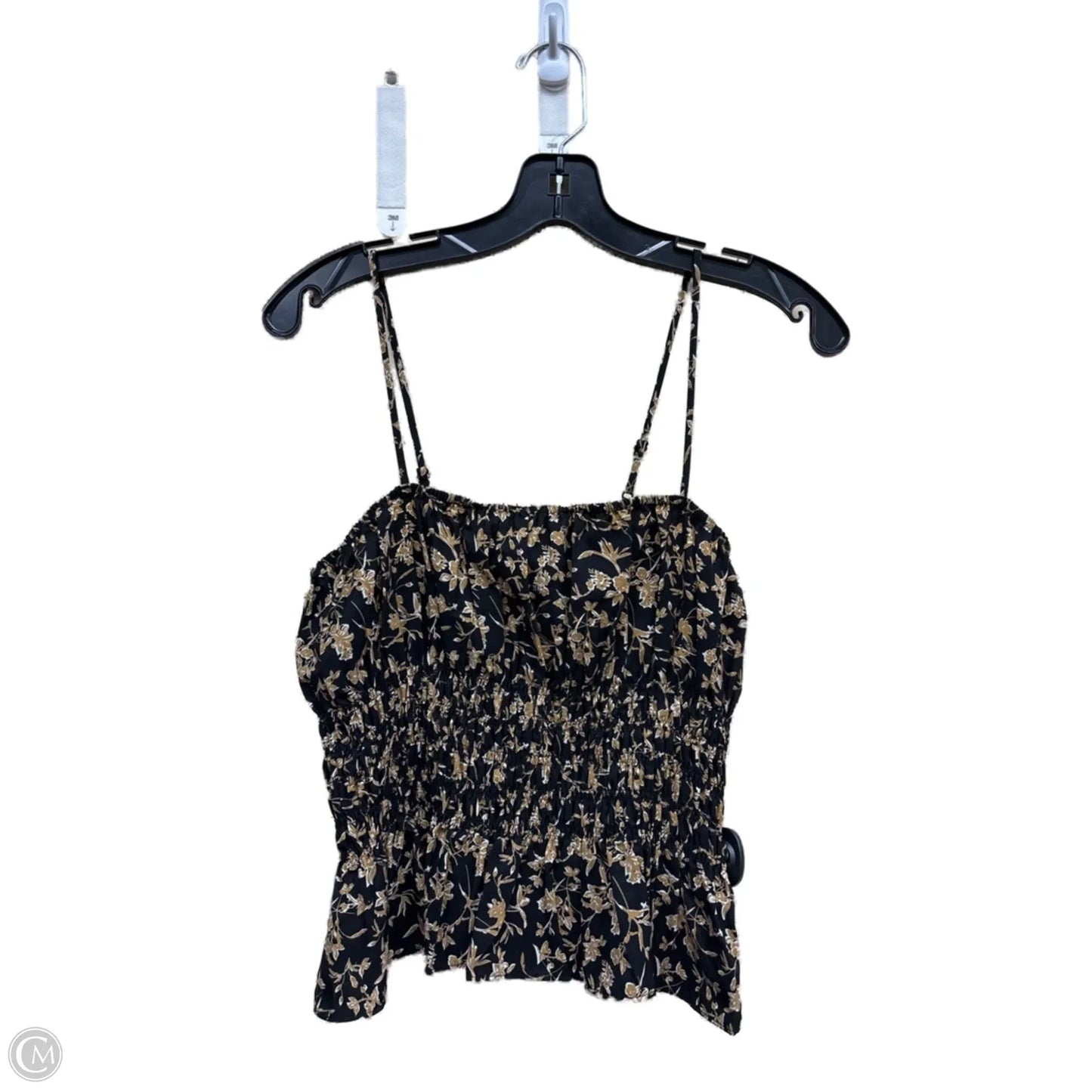 Top Sleeveless By Lucy Paris In Black & Gold, Size: S