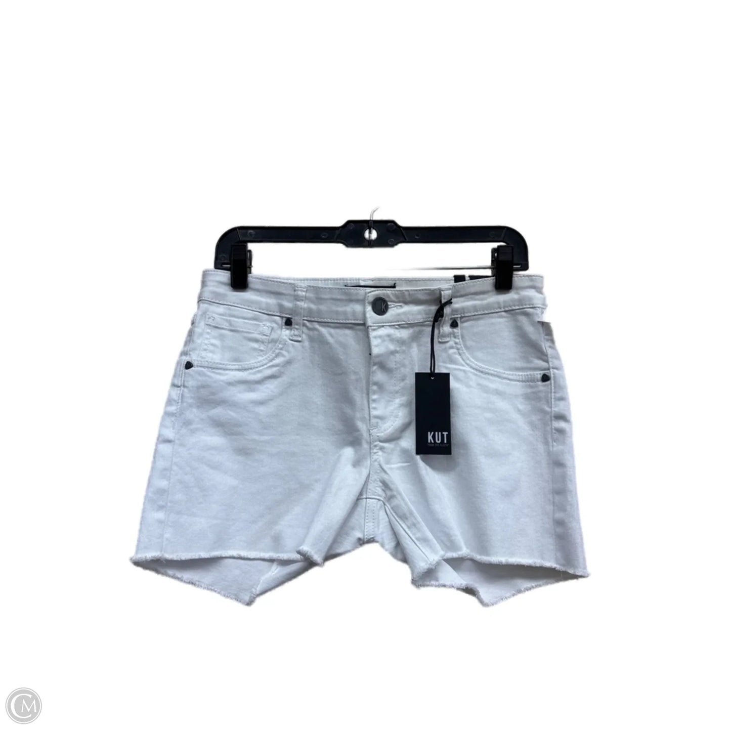 Shorts By Kut In White Denim, Size: 4