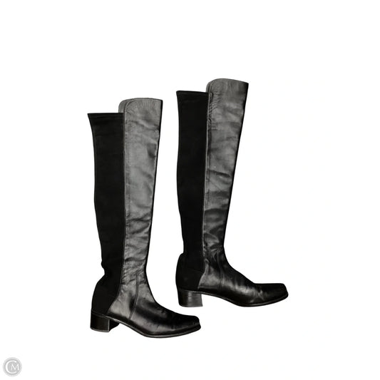 Boots Designer By Stuart Weitzman In Black, Size: 7