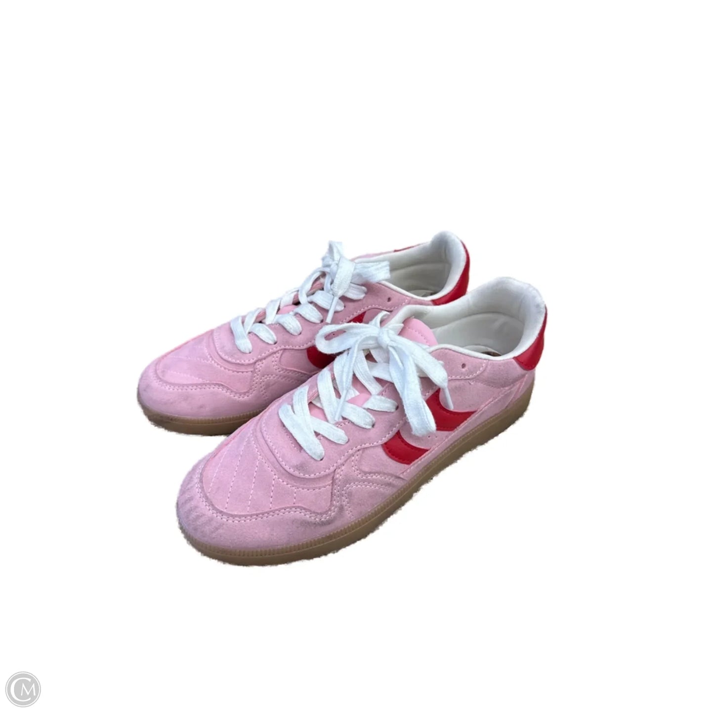 Shoes Sneakers By Madden Girl In Pink & Red, Size: 7.5