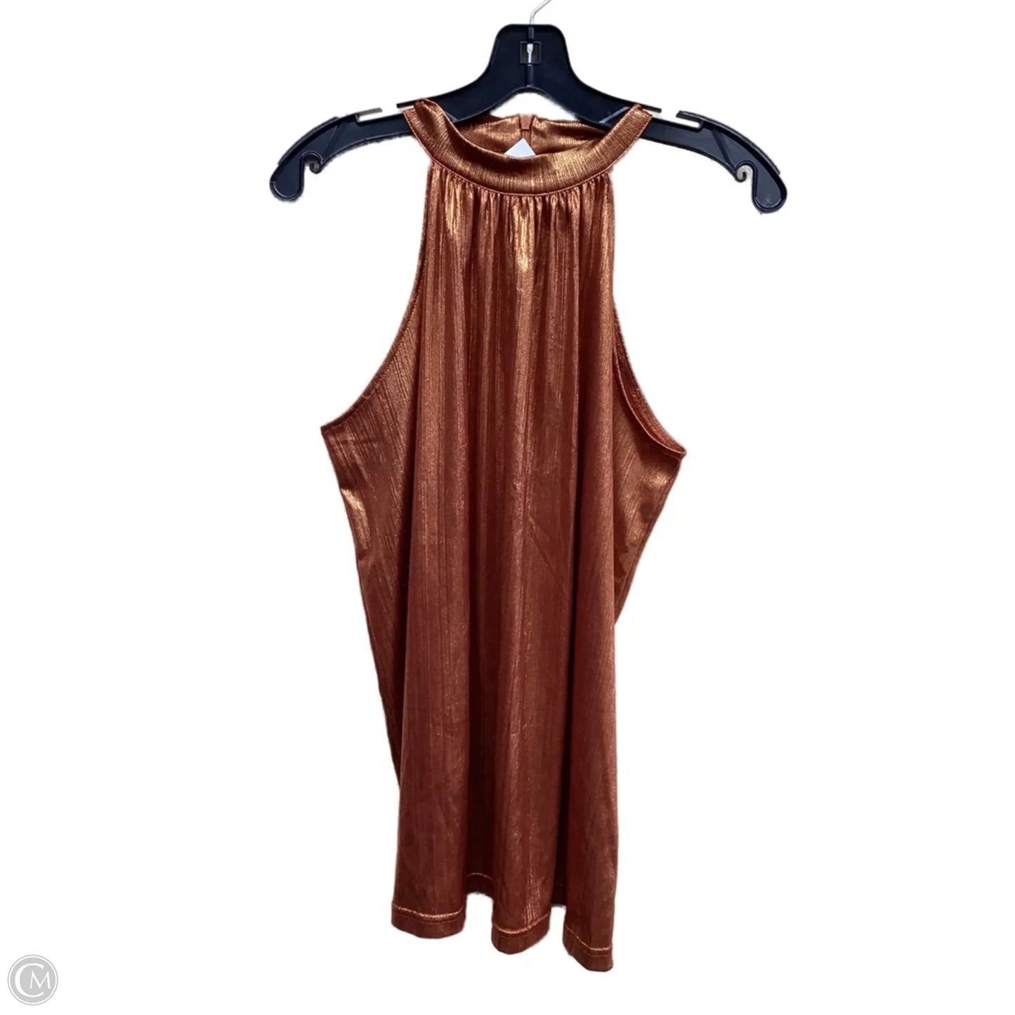 Top Sleeveless By Clothes Mentor In Orange, Size: L