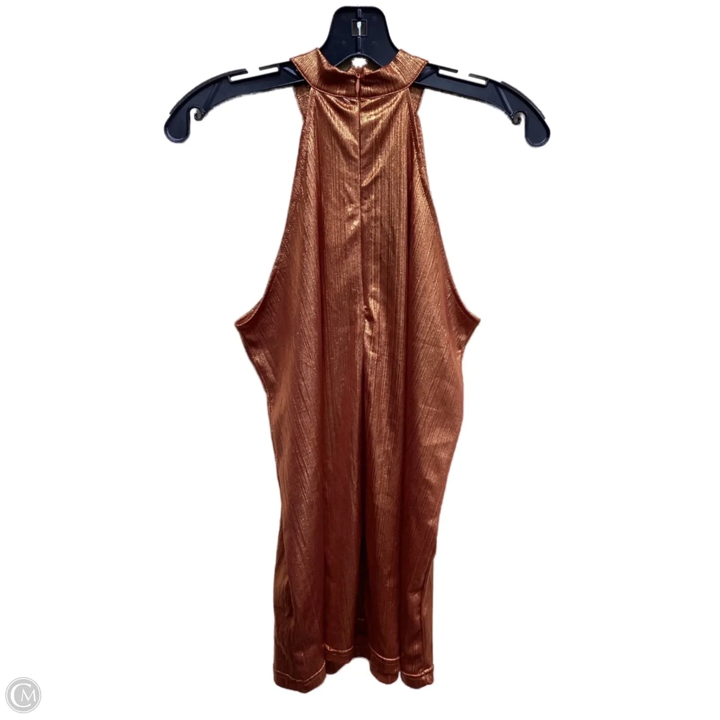 Top Sleeveless By Clothes Mentor In Orange, Size: L