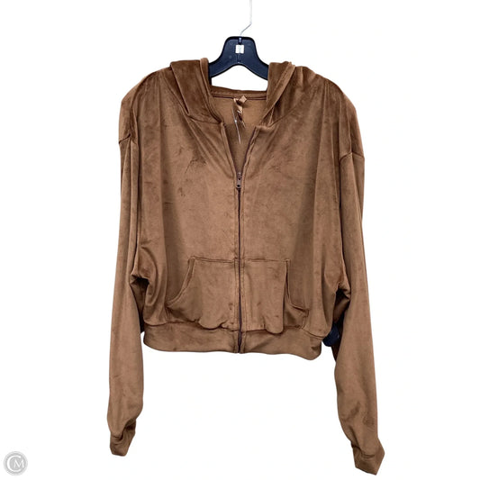 Sweatshirt Hoodie By Skims In Brown, Size: 2x