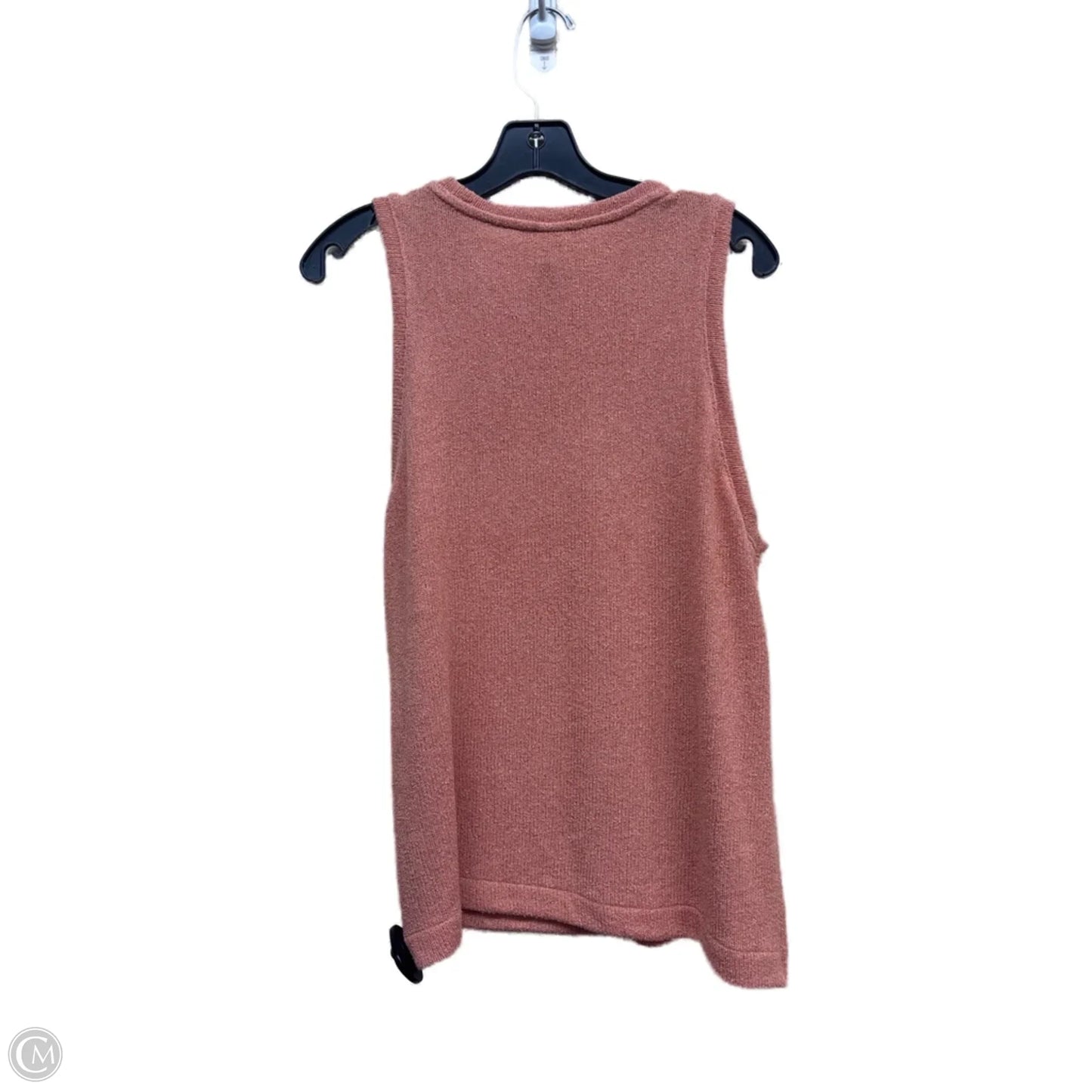 Top Sleeveless By H&m In Orange, Size: M