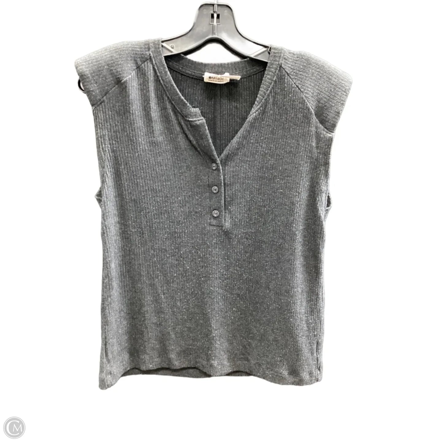 Top Short Sleeve By La Made In Grey