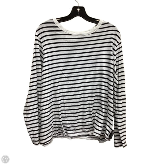 Top Long Sleeve By Old Navy In Striped Pattern, Size: Xl