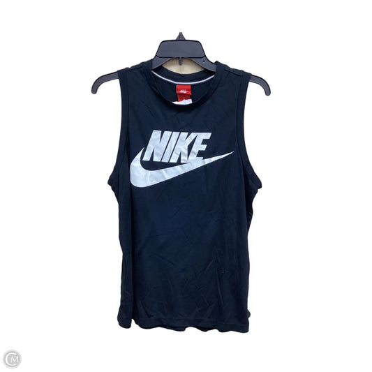 Athletic Tank Top By Nike In Black, Size: M