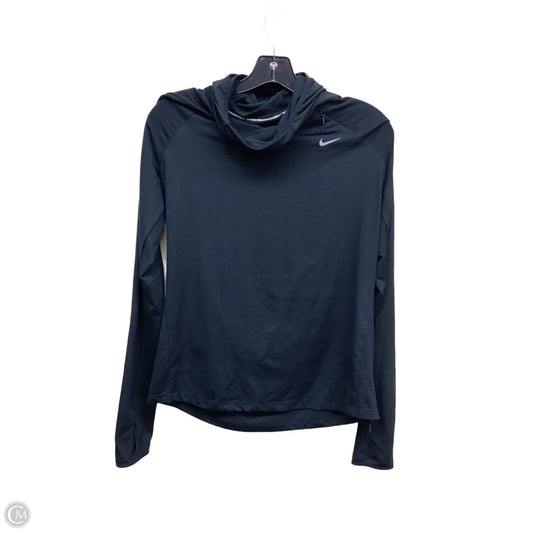 Athletic Top Long Sleeve Hoodie By Nike In Blue, Size: M