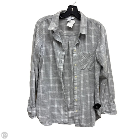 Top Long Sleeve By Old Navy In Grey, Size: M