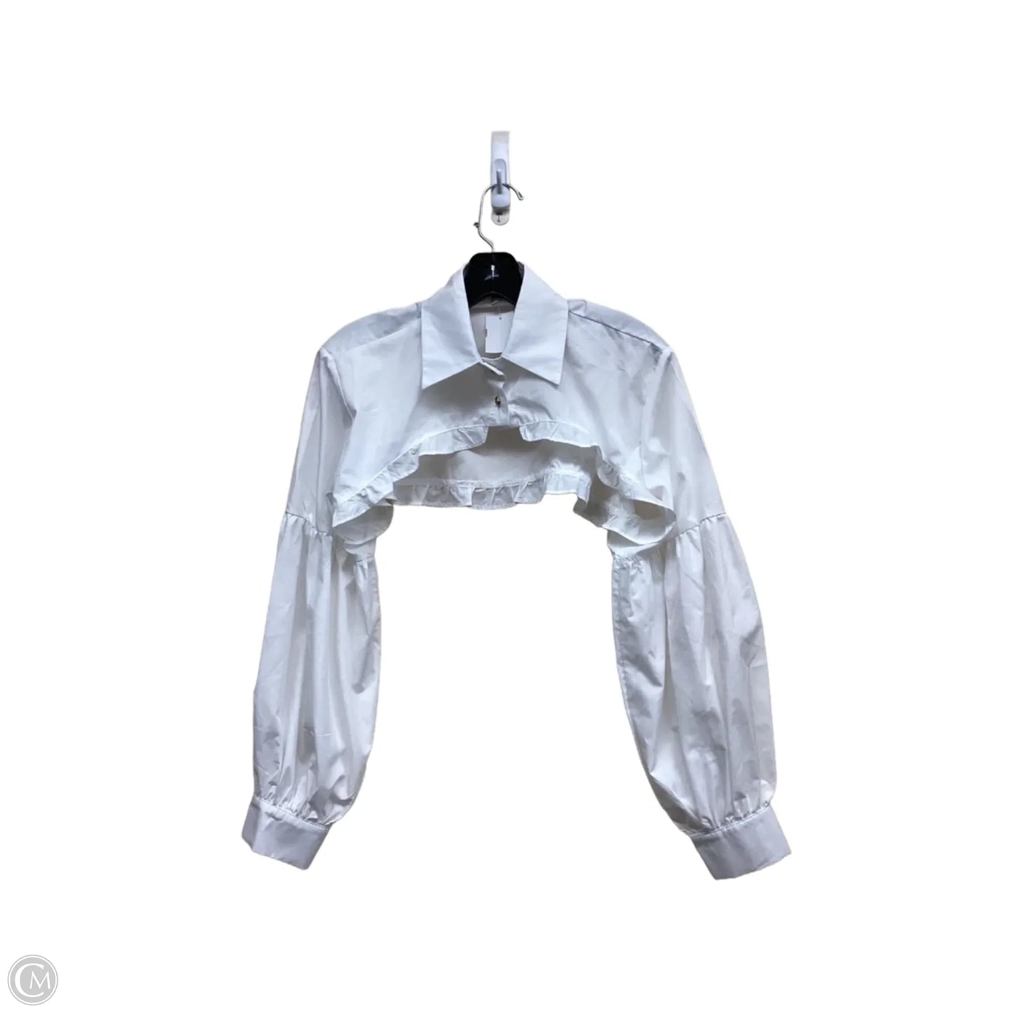 Top Long Sleeve By Clothes Mentor In White, Size: Xlarge