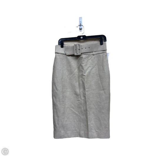 Skirt Midi By Zara In Tan, Size: M