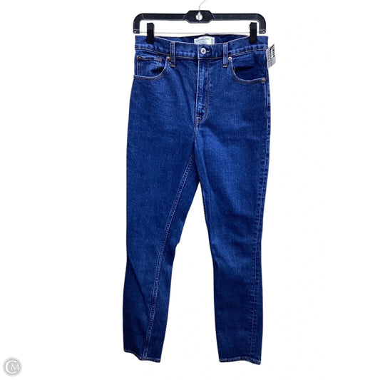 Jeans Skinny By Abercrombie And Fitch In Blue Denim, Size: 4
