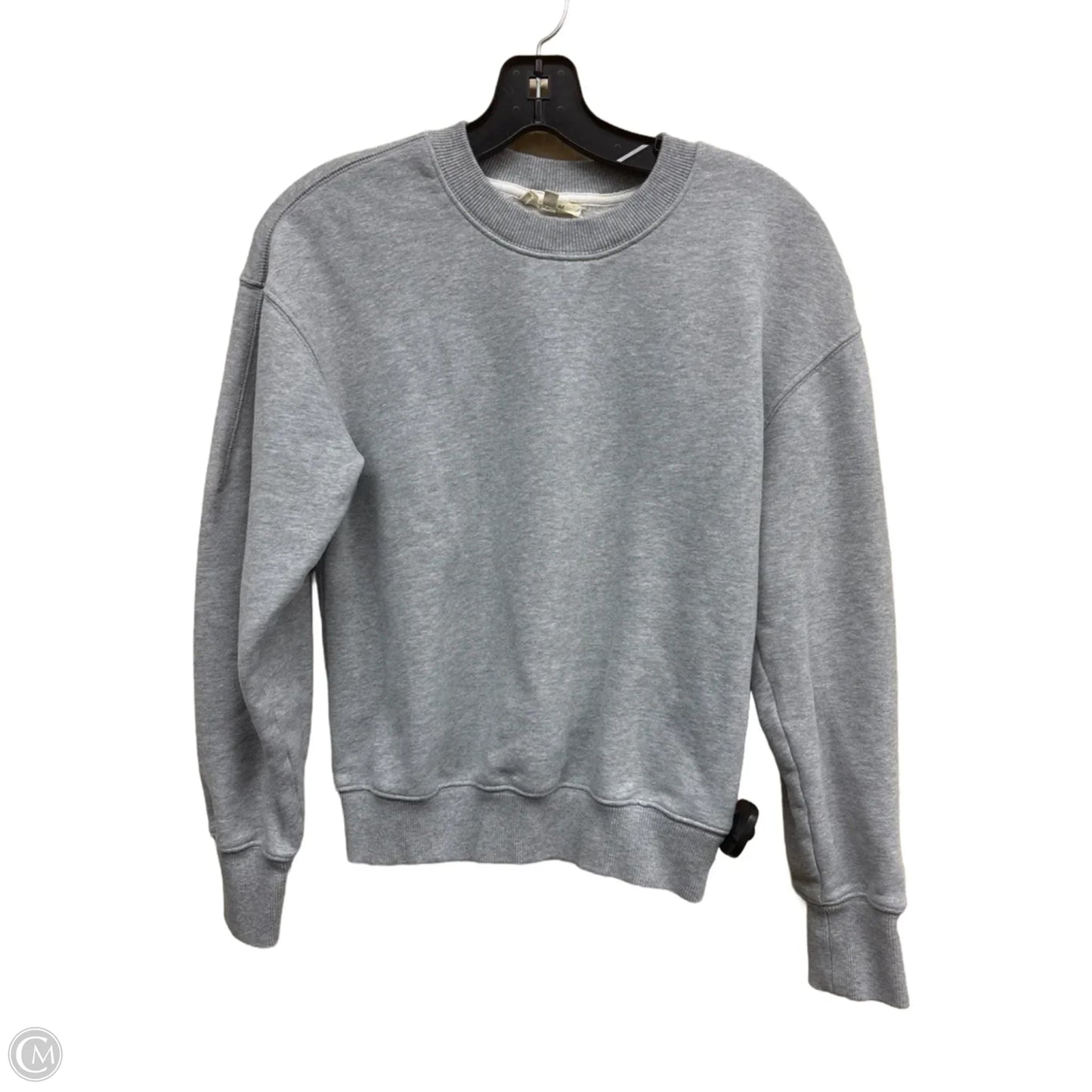 Sweatshirt Crewneck By Madewell In Grey, Size: Xxs