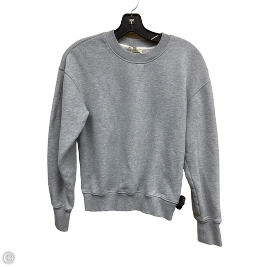 Sweatshirt Crewneck By Madewell In Grey, Size: Xxs