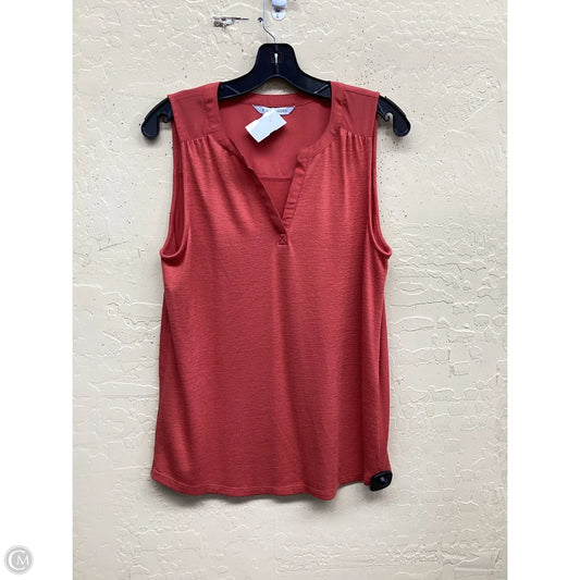 Top Sleeveless By 41 Hawthorn In Orange, Size: M