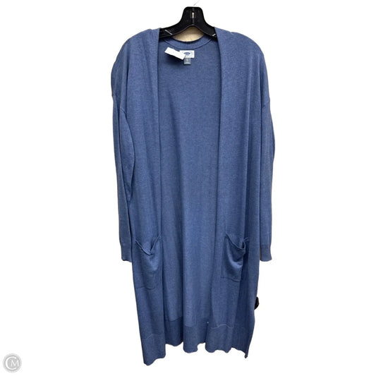 Sweater Cardigan By Old Navy In Blue, Size: Xl