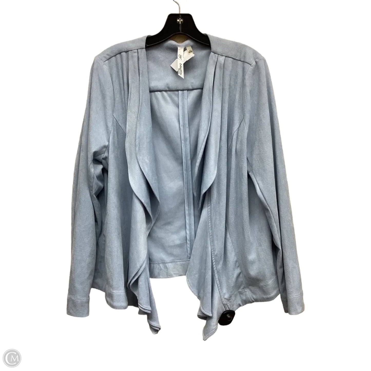 Jacket Moto By Ny Collection In Blue, Size: 1x