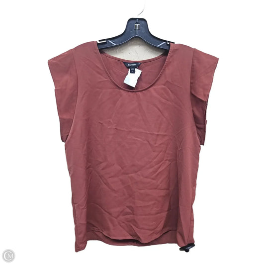 Top Short Sleeve By Express In Orange, Size: S