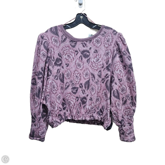Top Long Sleeve By Free Kisses In Pink, Size: L