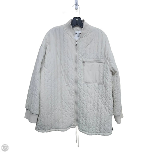 Coat Puffer & Quilted By Topshop In White, Size: L