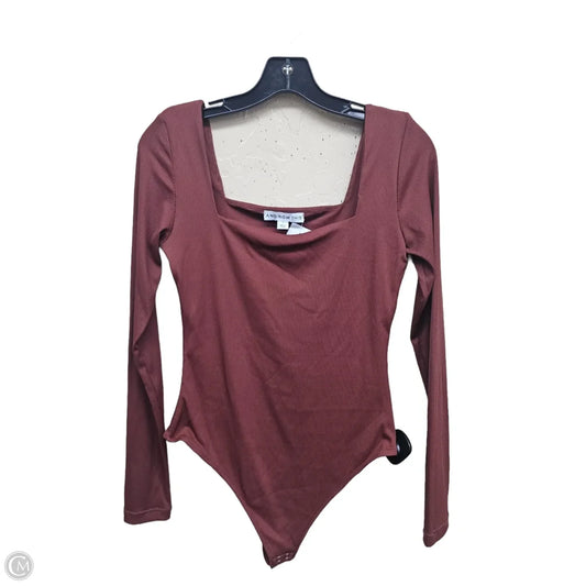 Bodysuit By Clothes Mentor In Orange, Size: M