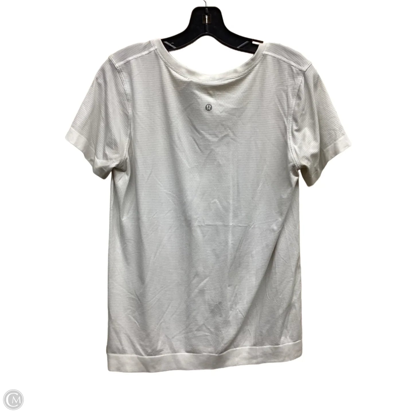 Athletic Top Short Sleeve By Lululemon In White
