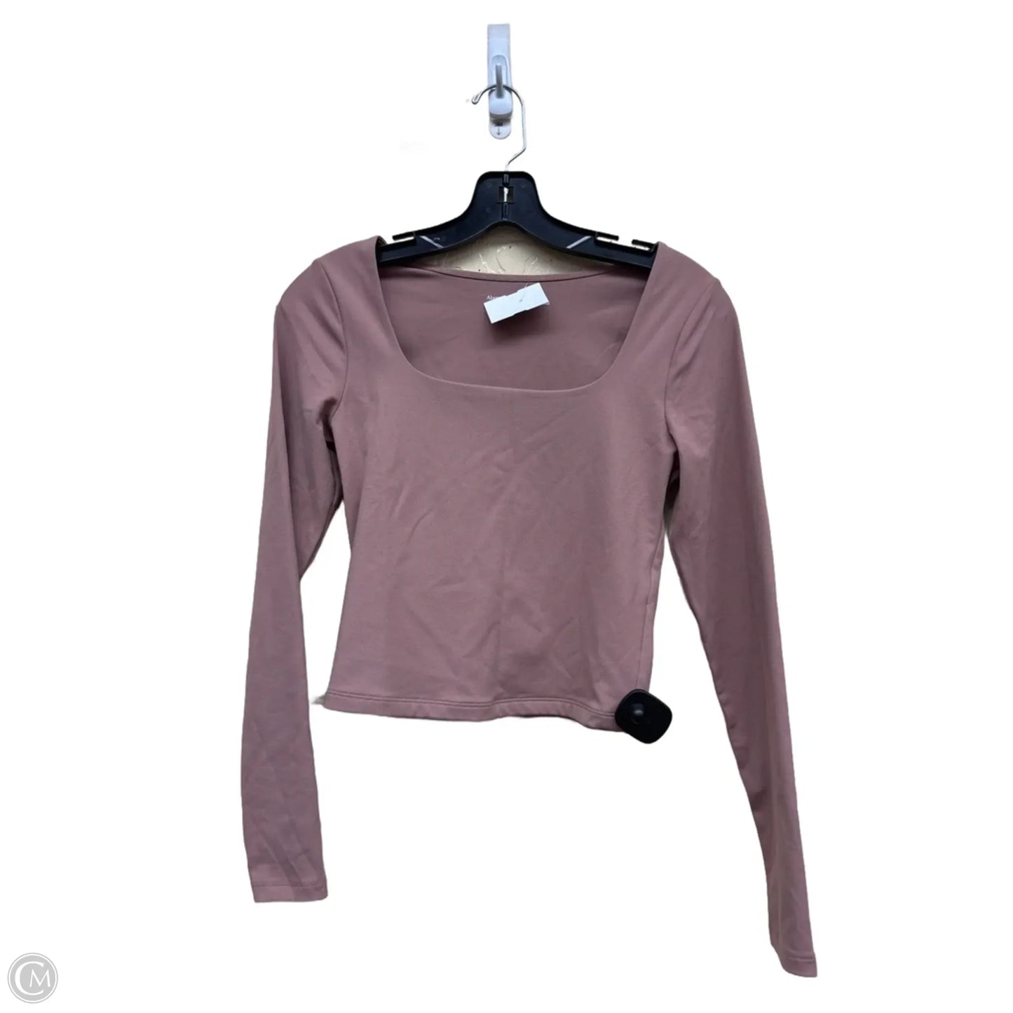 Top Long Sleeve By Abercrombie And Fitch In Mauve, Size: S