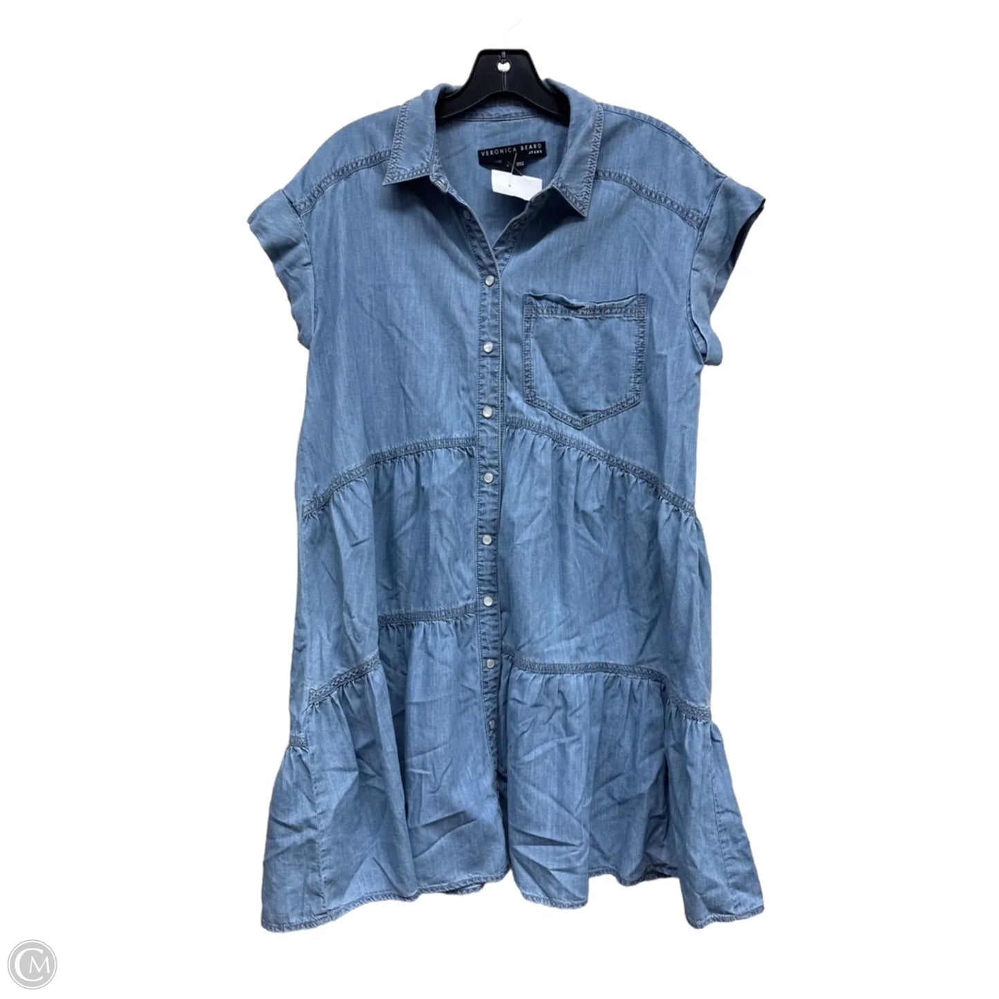 Dress Casual Short By Veronica Beard In Blue Denim, Size: 6