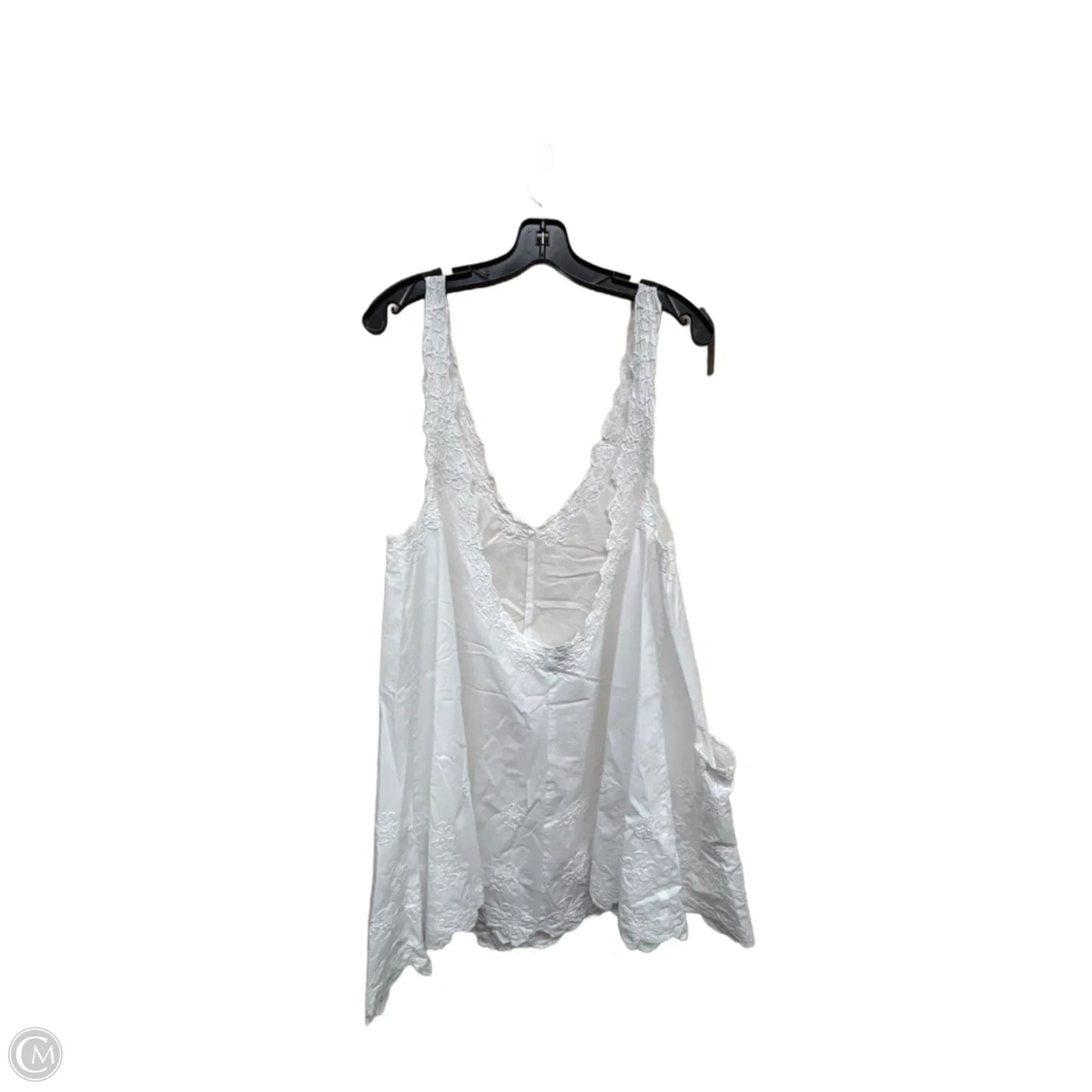 Top Sleeveless By Clothes Mentor In White, Size: Osfm
