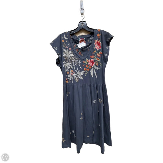 Dress Casual Short By Johnny Was In Floral Print, Size: Xs
