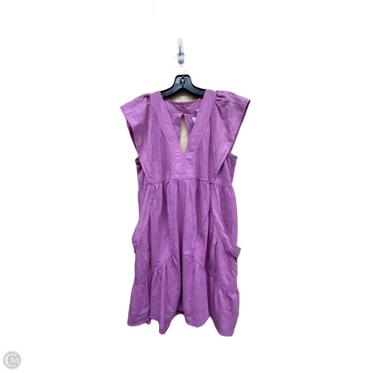 Dress Casual Short By Daily Practice By Anthropologie In Purple, Size: S