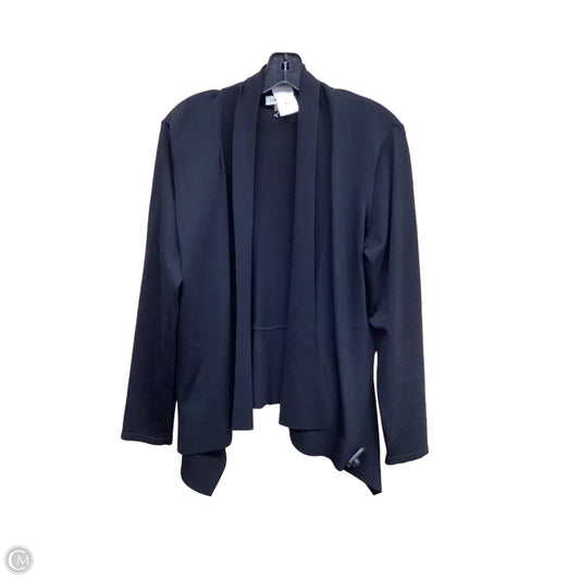 Sweater Cardigan By Calvin Klein In Black, Size: L