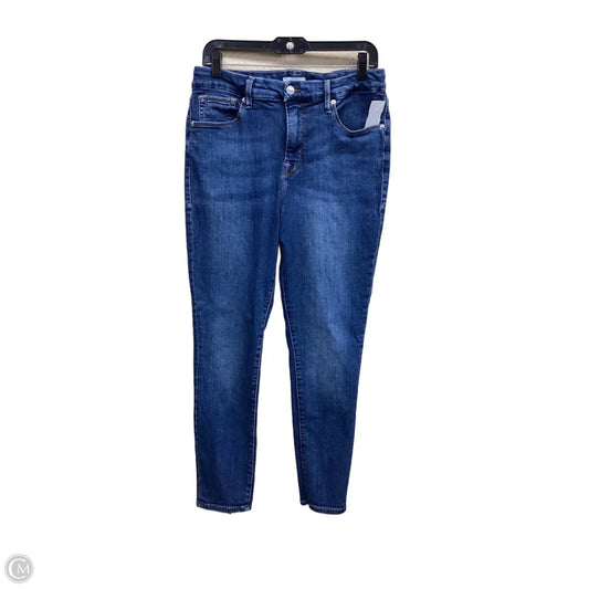 Jeans Skinny By Good American In Blue Denim, Size: 14