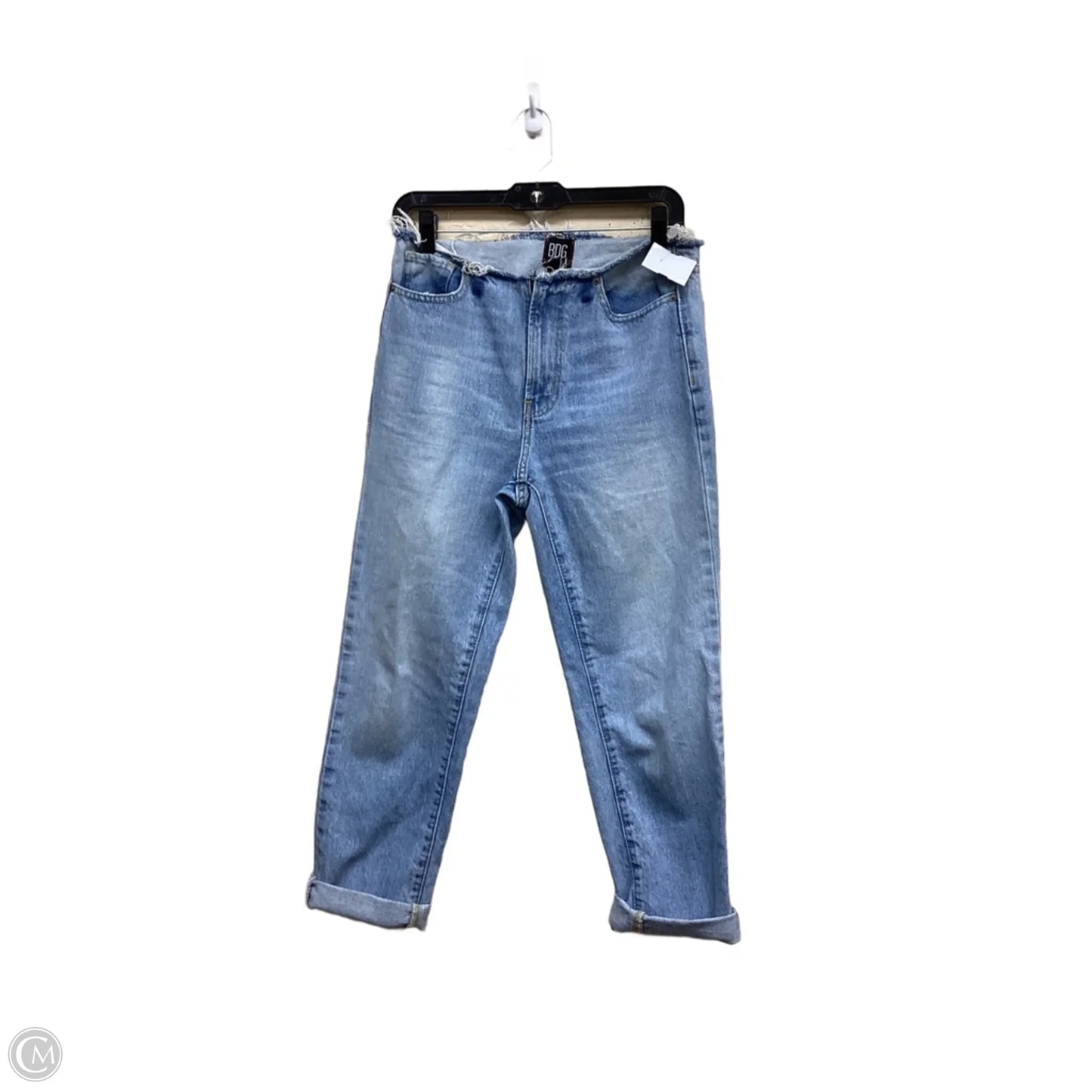 Jeans Straight By Bdg In Blue Denim, Size: 2