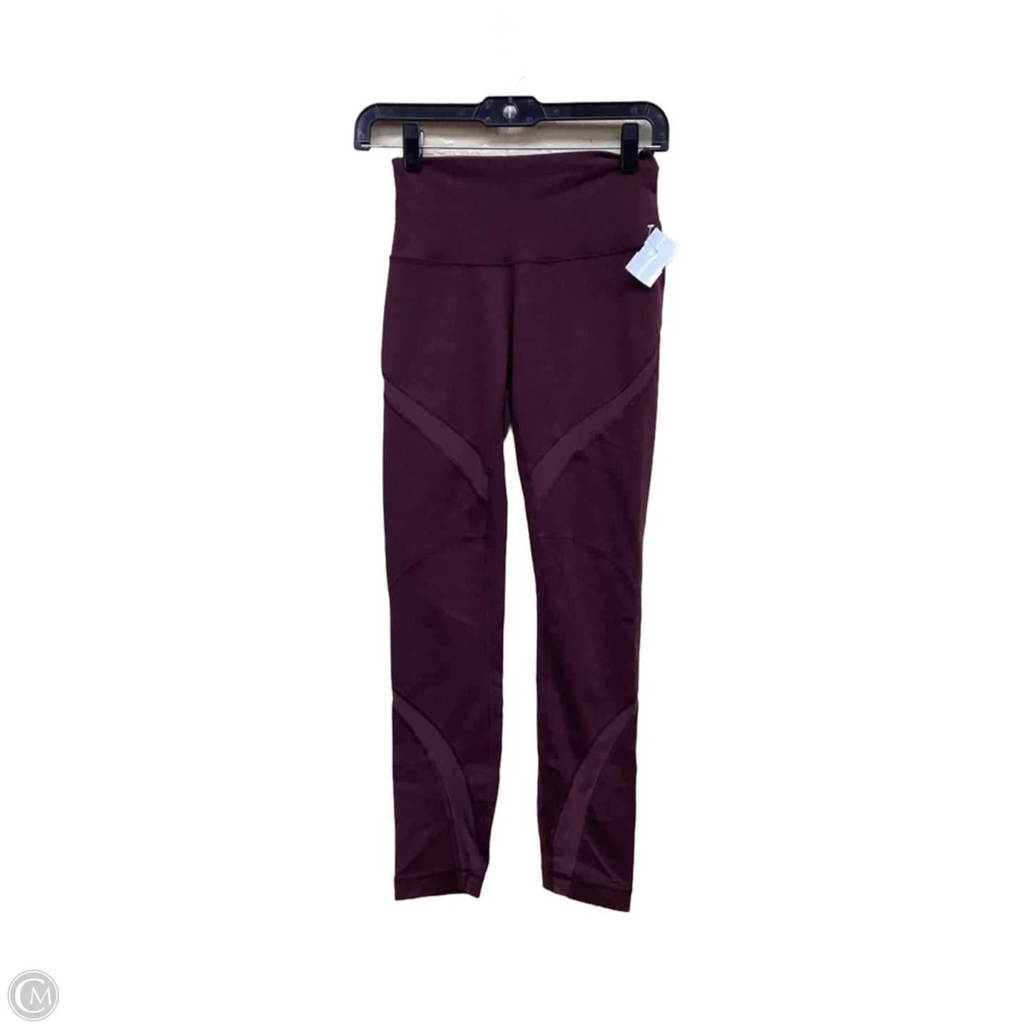 Athletic Pants By Lululemon In Maroon, Size: 4