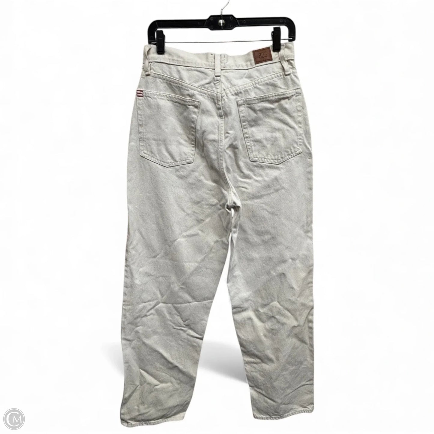 Jeans Straight By Bdg In White Denim, Size: 8