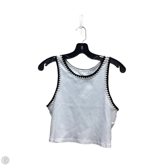 Top Sleeveless By Zara In White, Size: M
