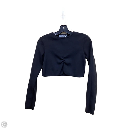 Top Long Sleeve By Zumba In Black, Size: M