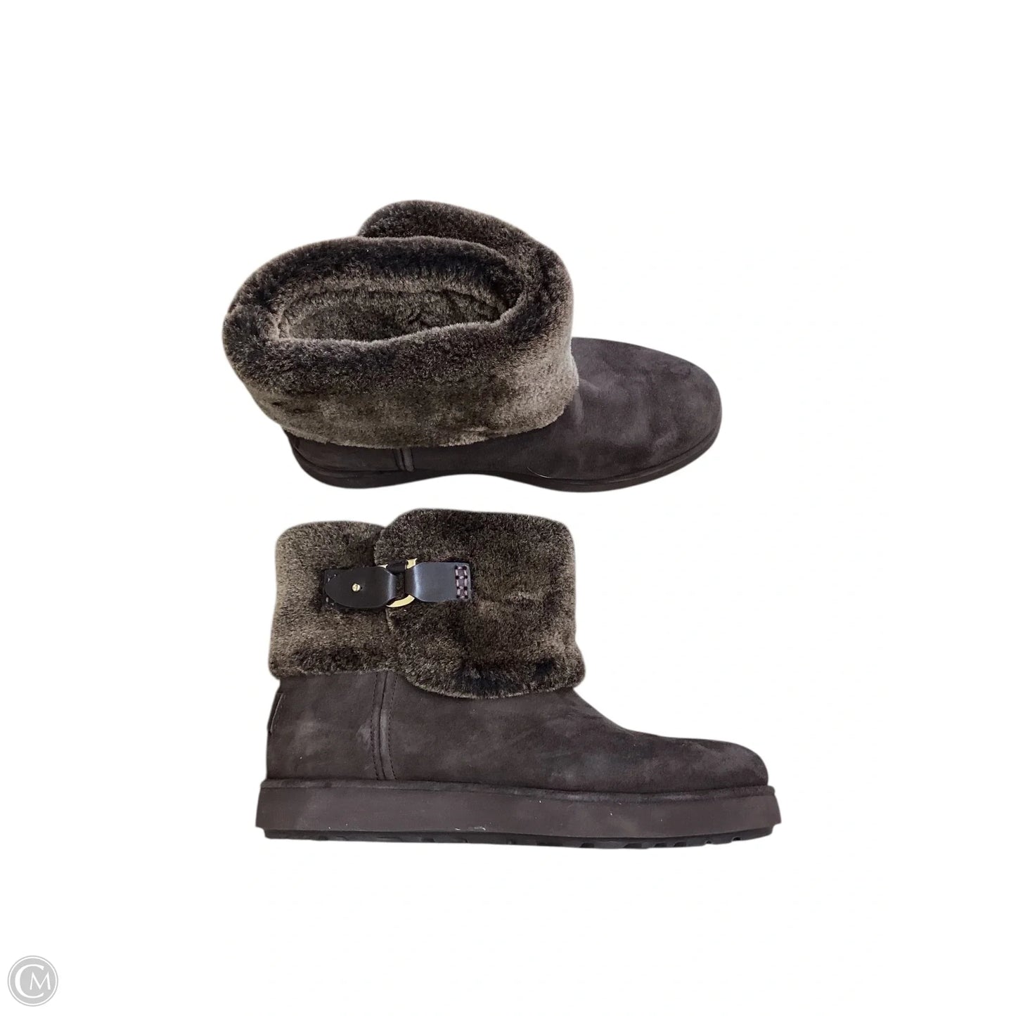 Boots Designer By Ugg In Brown, Size: 8.5