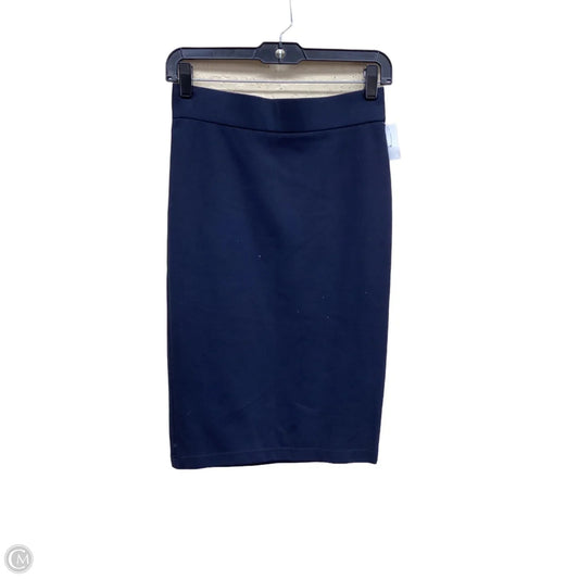 Skirt Midi By Elie Tahari In Navy, Size: Xs