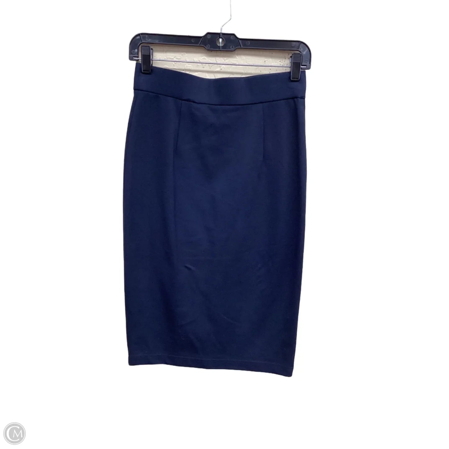 Skirt Midi By Elie Tahari In Navy, Size: Xs