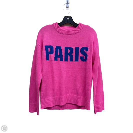 Sweater By English Factory In Pink, Size: Xs