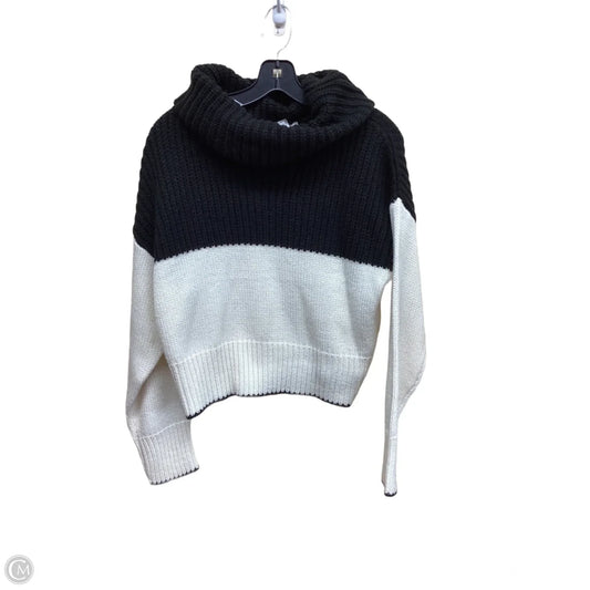 Sweater By Topshop In Black & White, Size: Xs