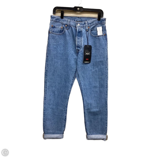 Jeans Straight By Levis In Blue Denim, Size: 6