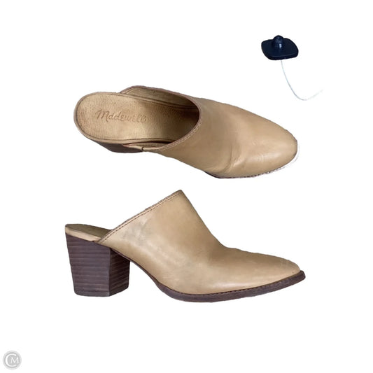 Shoes Heels Block By Madewell In Tan, Size: 7