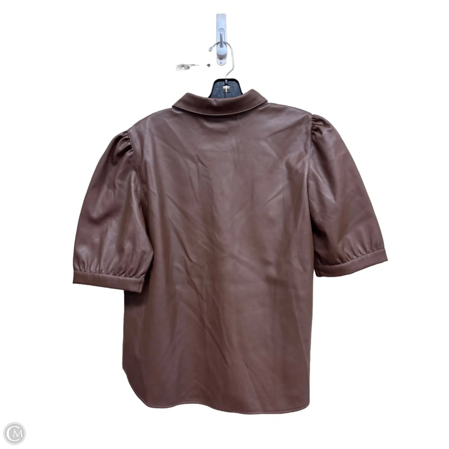 Top Short Sleeve By Bb Dakota In Brown, Size: L
