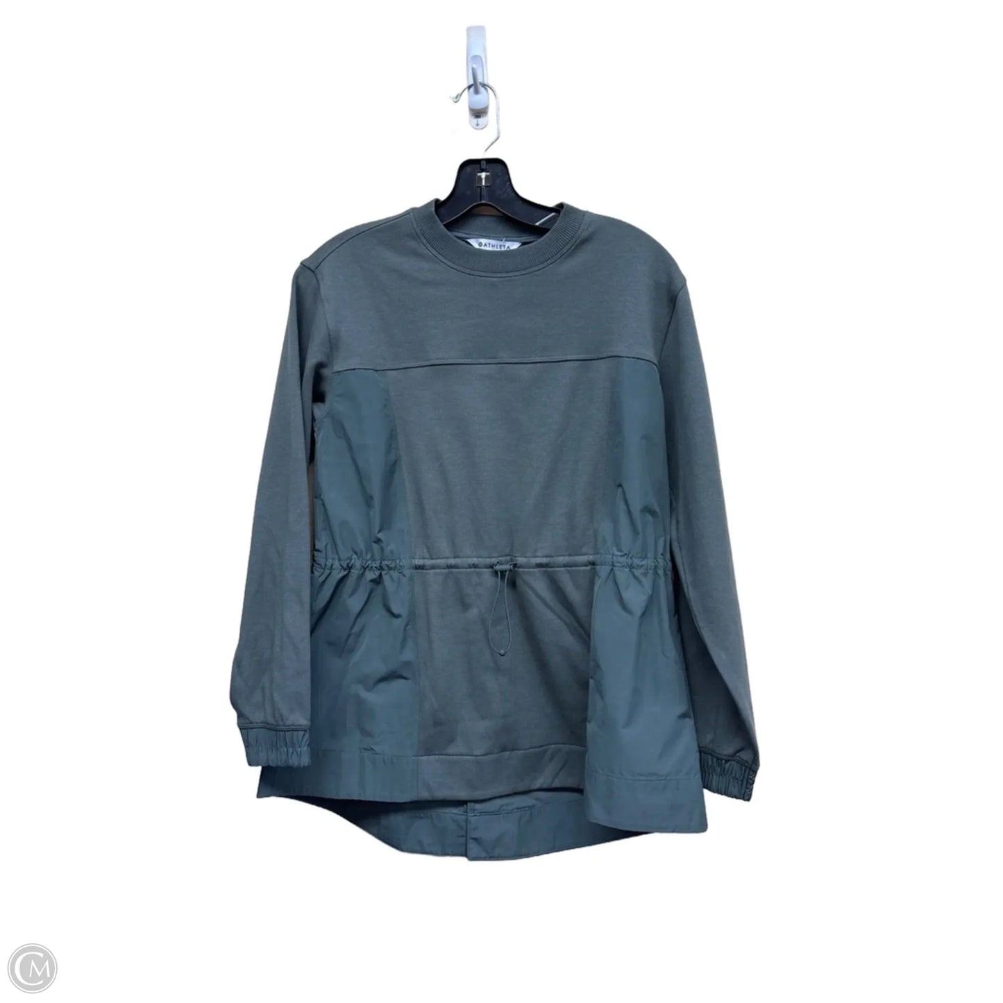 Athletic Sweatshirt Crewneck By Athleta In Green, Size: Xxs
