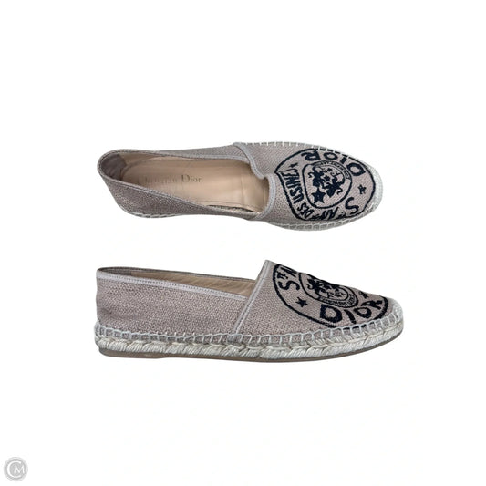 Shoes Luxury Designer By Dior In Tan, Size: 8