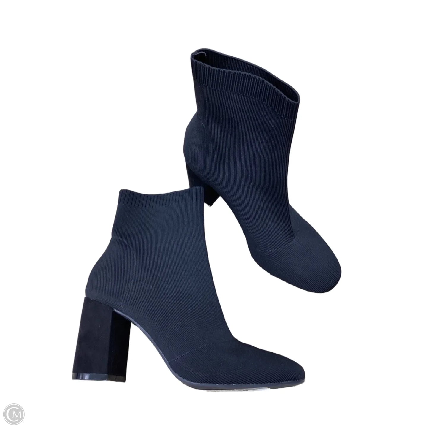 Boots Ankle Heels By Mia In Black, Size: 7.5